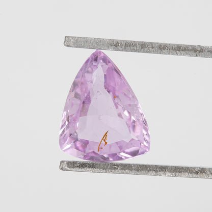 Lavender Pink Trillion Sapphire | Heated Natural Gemstone | Unique Cut for Bold Rings, Pendants & Fine Jewelry Designs