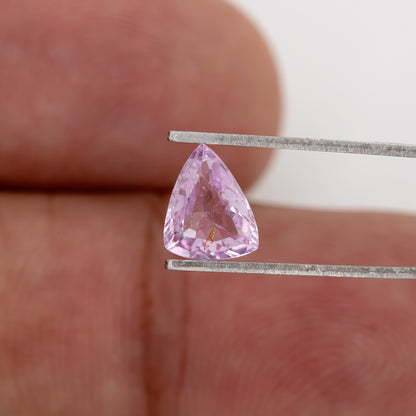 Lavender Pink Trillion Sapphire | Heated Natural Gemstone | Unique Cut for Bold Rings, Pendants & Fine Jewelry Designs