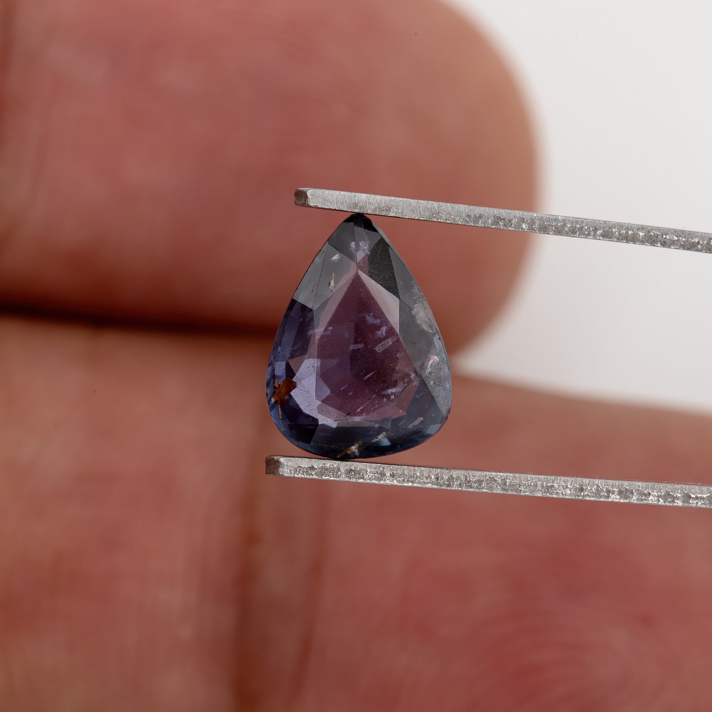 Deep Blue Violet Pear Sapphire | 1.33 Ct Natural Heated Gemstone | Unique Sapphire for Statement Engagement Rings, Pendants & Fine Jewelry