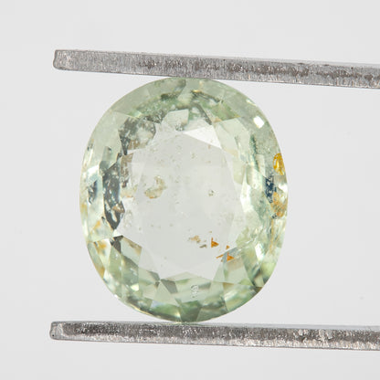 Mint Green Oval Sapphire | 2.31 Ct Natural Heated Gemstone | Pastel Green Sapphire for Unique Rings, Engagement Jewelry & Custom Designs