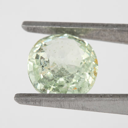 Mint Green Oval Sapphire | 2.31 Ct Natural Heated Gemstone | Pastel Green Sapphire for Unique Rings, Engagement Jewelry & Custom Designs