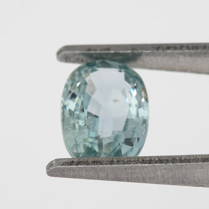 Aqua Green Oval Sapphire | 1.74 Ct Heated Natural Gemstone | Pastel Sapphire for Custom Rings, Pendants & Fine Jewelry Designs
