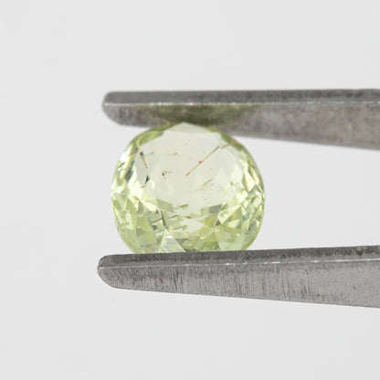 Lemon Pastel Green Sapphire | 1.14 Ct Oval Cut Heated Natural Gemstone | Unique Green Sapphire for Statement Jewelry | Custom Engagement or Cocktail Ring