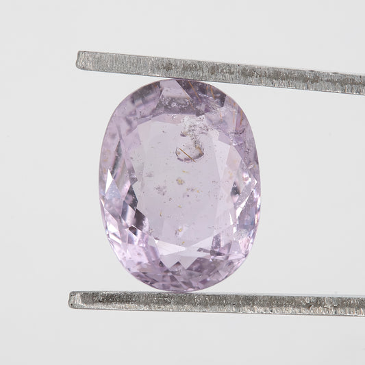 Lavender Pink Sapphire | 1.36 Ct Oval Cut Heated Natural Gemstone | Elegant Pinkish-Lavender Sapphire for Engagement Ring | Statement or Pendant Jewelry Stone