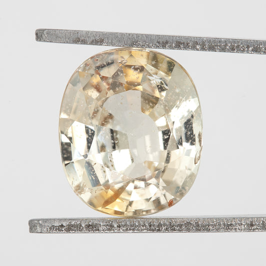 Golden Yellow Sapphire | 2.17 Ct Oval Cut Heated Natural Gemstone | Radiant Yellow Sapphire for Statement Ring | Loose Stone for Jewelry Design