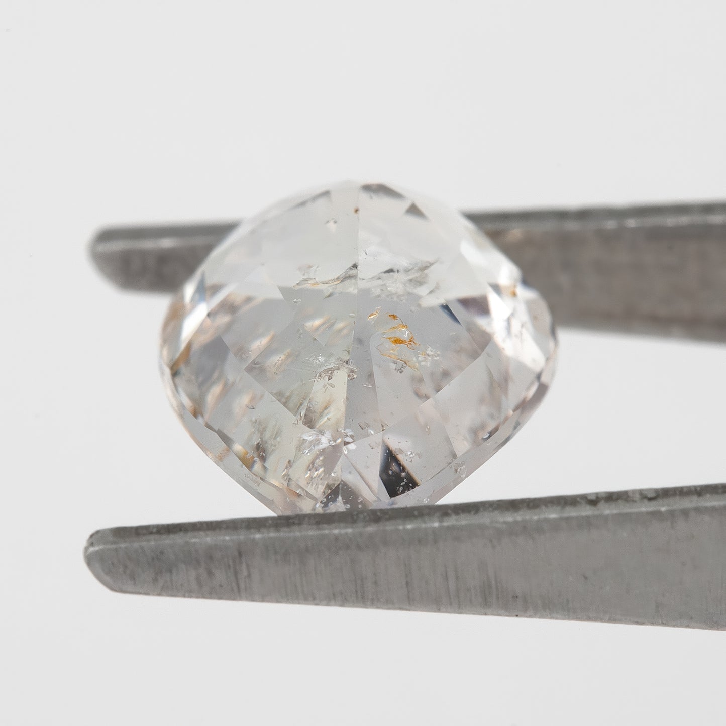 Icy White-Peach Sapphire | 2.34 Ct Pear Cut Heated Natural Gemstone | Rustic Elegant Sapphire for Artistic Ring | Loose Stone for Custom Jewelry