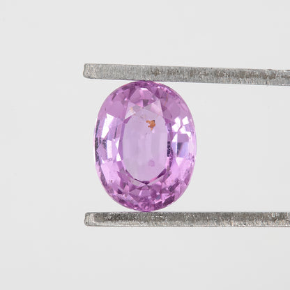 Orchid Lavender Pink Sapphire | 0.82 Ct Oval Cut Natural Heated Sapphire | Loose Gemstone for Rings, Pendants, Fine Jewelry