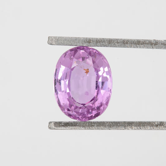 Orchid Lavender Pink Sapphire | 0.82 Ct Oval Cut Natural Heated Sapphire | Loose Gemstone for Rings, Pendants, Fine Jewelry