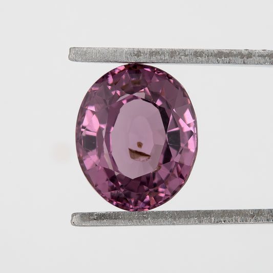 Deep Plum Rose Purple Sapphire | 1.48 Ct Oval Cut Heated Natural Gemstone | Loose Stone for Cocktail Ring, Pendant, Statement Jewelry
