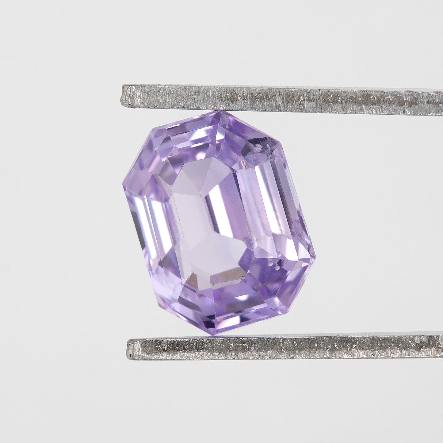 Light Lavender Purple Sapphire | 1.17 Ct Emerald Cut Heated Natural Sapphire | Loose Gem for Engagement Ring, Pendant, or Fine Jewelry Design