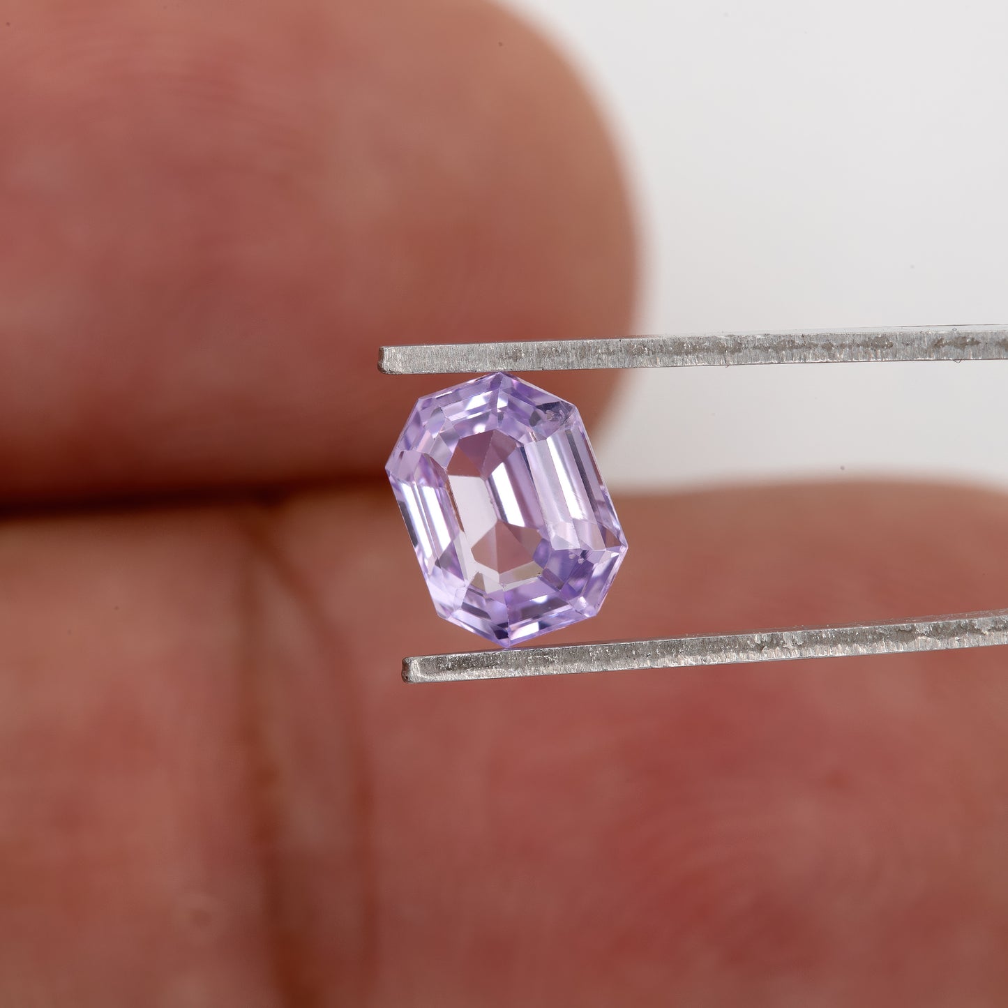 Light Lavender Purple Sapphire | 1.17 Ct Emerald Cut Heated Natural Sapphire | Loose Gem for Engagement Ring, Pendant, or Fine Jewelry Design
