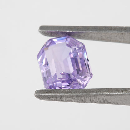 Light Lavender Purple Sapphire | 1.17 Ct Emerald Cut Heated Natural Sapphire | Loose Gem for Engagement Ring, Pendant, or Fine Jewelry Design