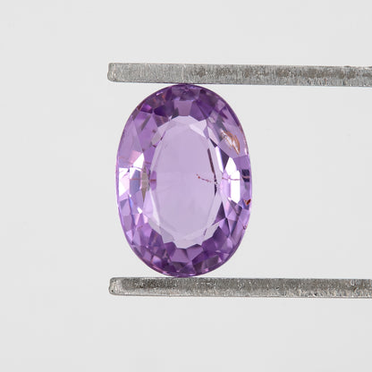 Bright Violet Pink Sapphire | 1.02 Ct Oval Cut Heated Natural Sapphire | Loose Gem for Statement Jewelry or Collector Design