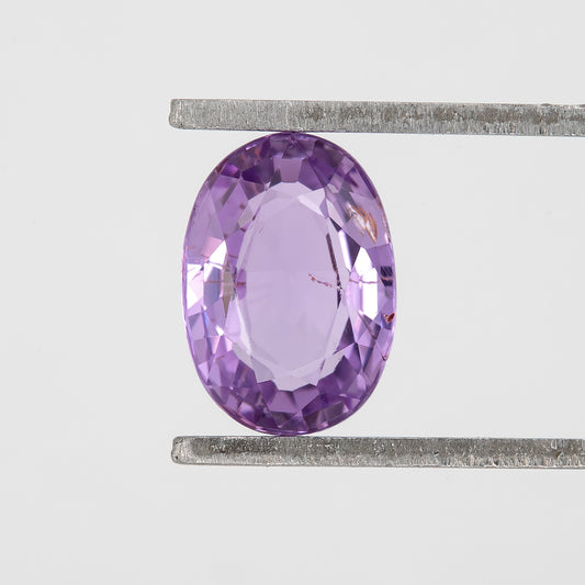 Bright Violet Pink Sapphire | 1.02 Ct Oval Cut Heated Natural Sapphire | Loose Gem for Statement Jewelry or Collector Design
