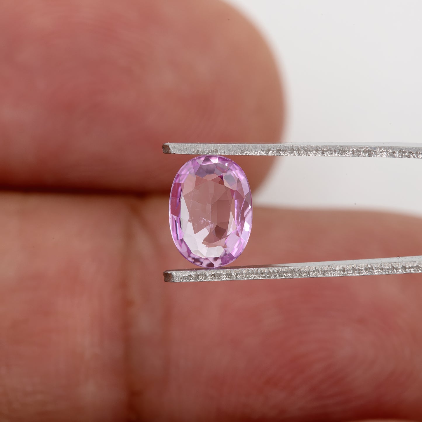 Lavender Light Pink | 0.74 Carat Oval Cut Heated Natural Sapphire for Dainty Jewelry and Heirloom Creations