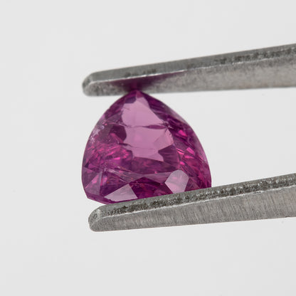 Pinkish Purple | 1.05 Carat Trillion Cut Heated Natural Sapphire for Unique Fine Jewelry and Artisan Designs