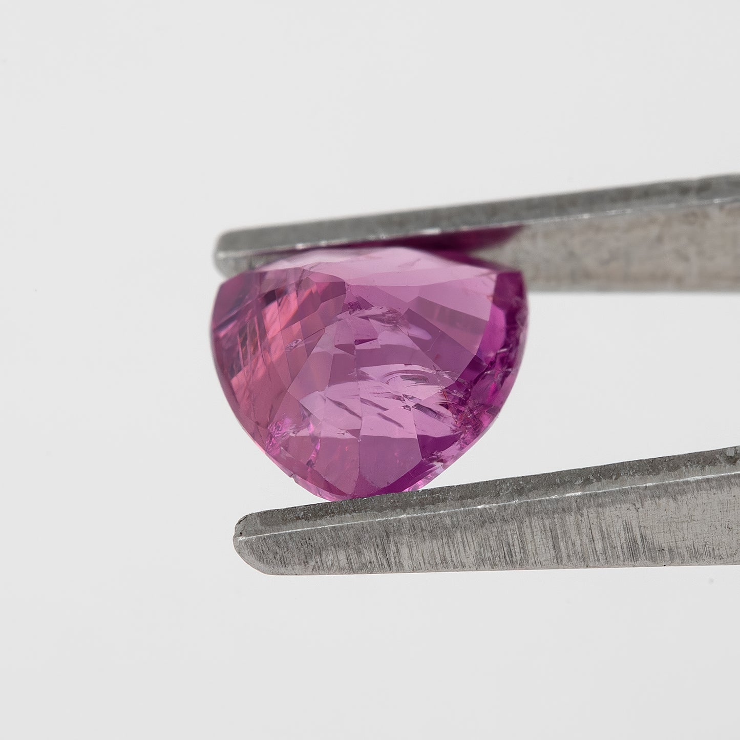 Pinkish Purple | 1.05 Carat Trillion Cut Heated Natural Sapphire for Unique Fine Jewelry and Artisan Designs