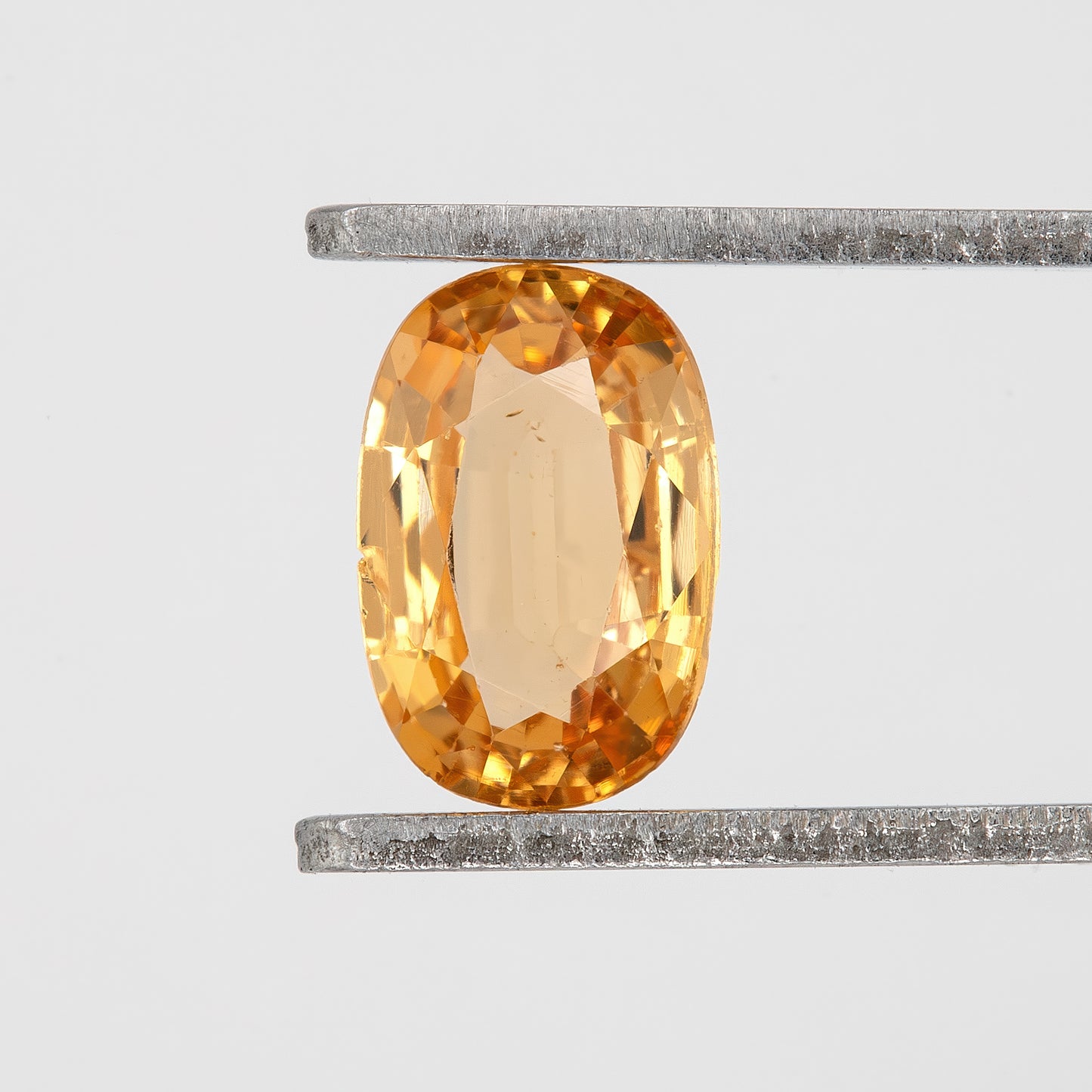 Golden Yellow Sapphire | 0.71 Carat Oval Cut Heated Sapphire | Natural Vivid Yellow Gemstone for Designer Rings, Pendants, and Fine Jewelry