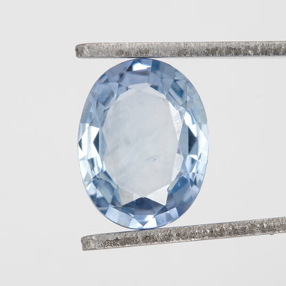 Ice Blue Sapphire | 1.17 Carat Oval Cut Heated Sapphire | Elegant Cool-Toned Natural Gemstone for Engagement Rings, Pendants & Fine Jewelry
