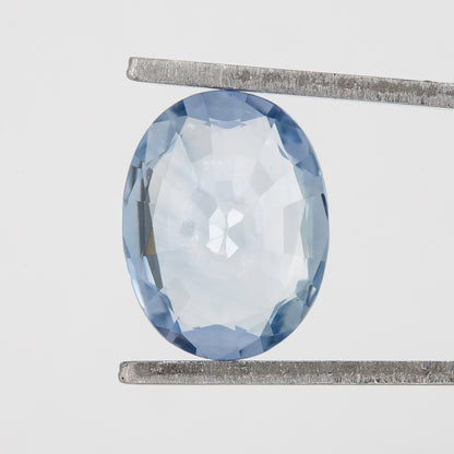 Ice Blue Sapphire | 1.17 Carat Oval Cut Heated Sapphire | Elegant Cool-Toned Natural Gemstone for Engagement Rings, Pendants & Fine Jewelry