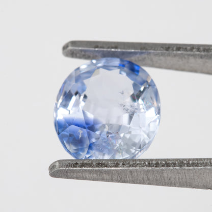 Violet Blue Zoning Sapphire | 1.74 Carat Oval Cut Heated Sapphire | Natural Artistic Color-Play Gemstone for Unique Rings & Fine Jewelry