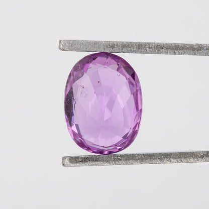 Vivid Orchid Pink Sapphire | 2.24 Carat Oval Cut Heated Sapphire | Bright Natural Gemstone for Engagement Rings, Heirloom Jewelry & Pendants