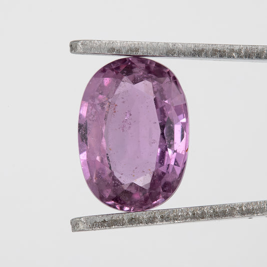 Rosy Orchid Pink Sapphire | 1.30 Ct Natural Heated Oval Cut Gemstone | Eye-Catching Sapphire for Bold Rings & Bespoke Jewelry Design