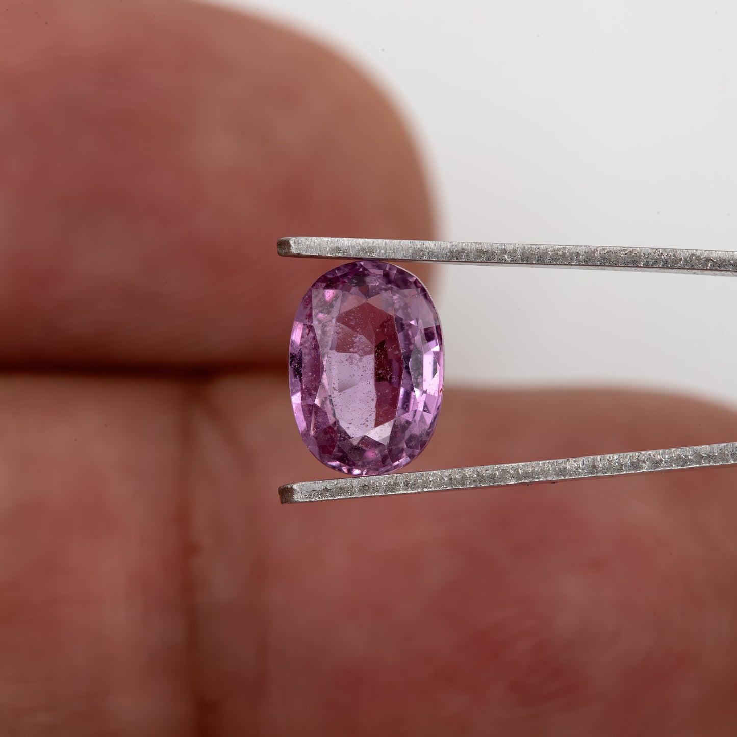 Rosy Orchid Pink Sapphire | 1.30 Ct Natural Heated Oval Cut Gemstone | Eye-Catching Sapphire for Bold Rings & Bespoke Jewelry Design