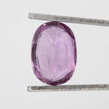 Rosy Orchid Pink Sapphire | 1.30 Ct Natural Heated Oval Cut Gemstone | Eye-Catching Sapphire for Bold Rings & Bespoke Jewelry Design