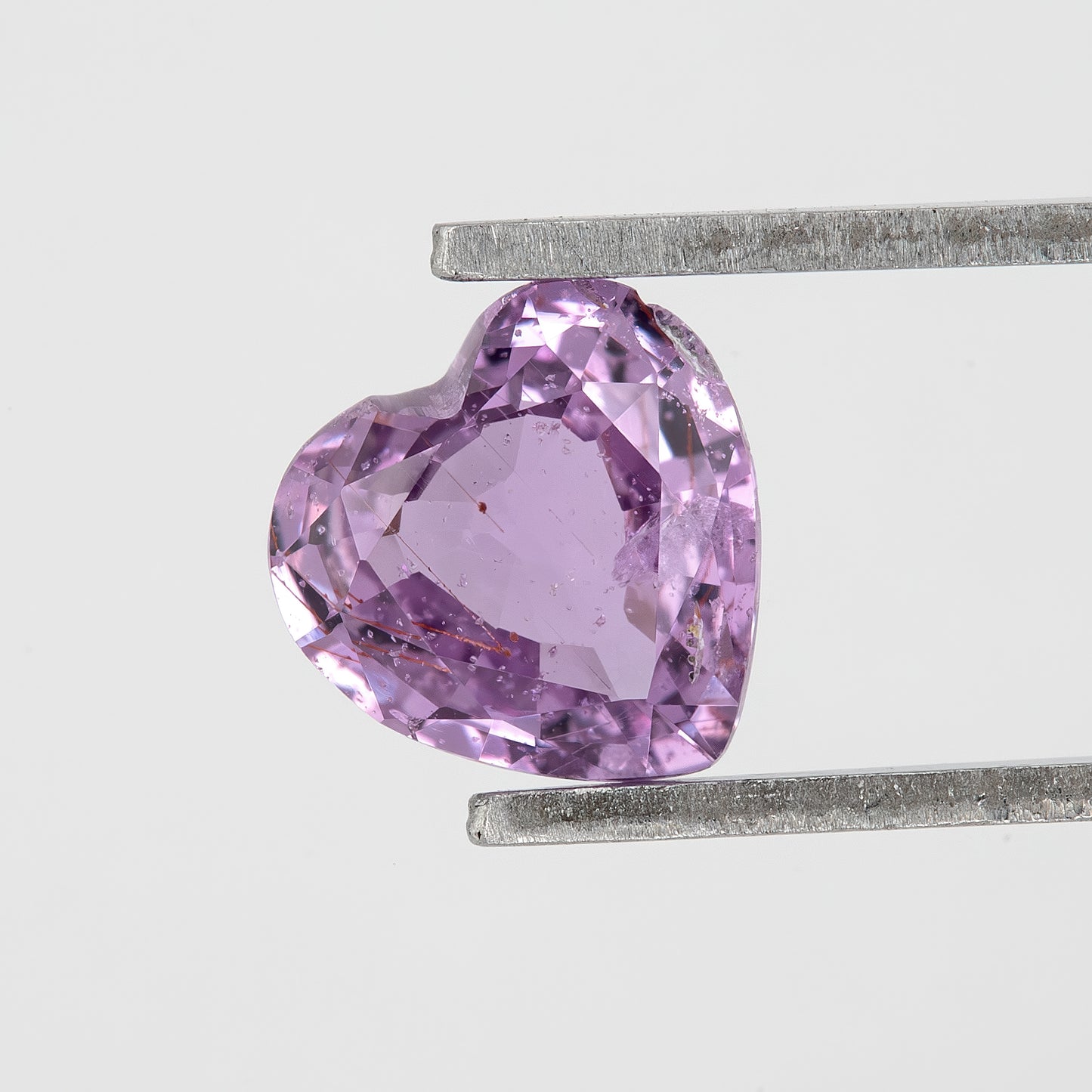 Vivid Lavender Pink Sapphire | 0.81 Ct Heart Shaped Natural Heated Sapphire | Rare Pink Gemstone for Engagement Ring & Fine Jewelry Design