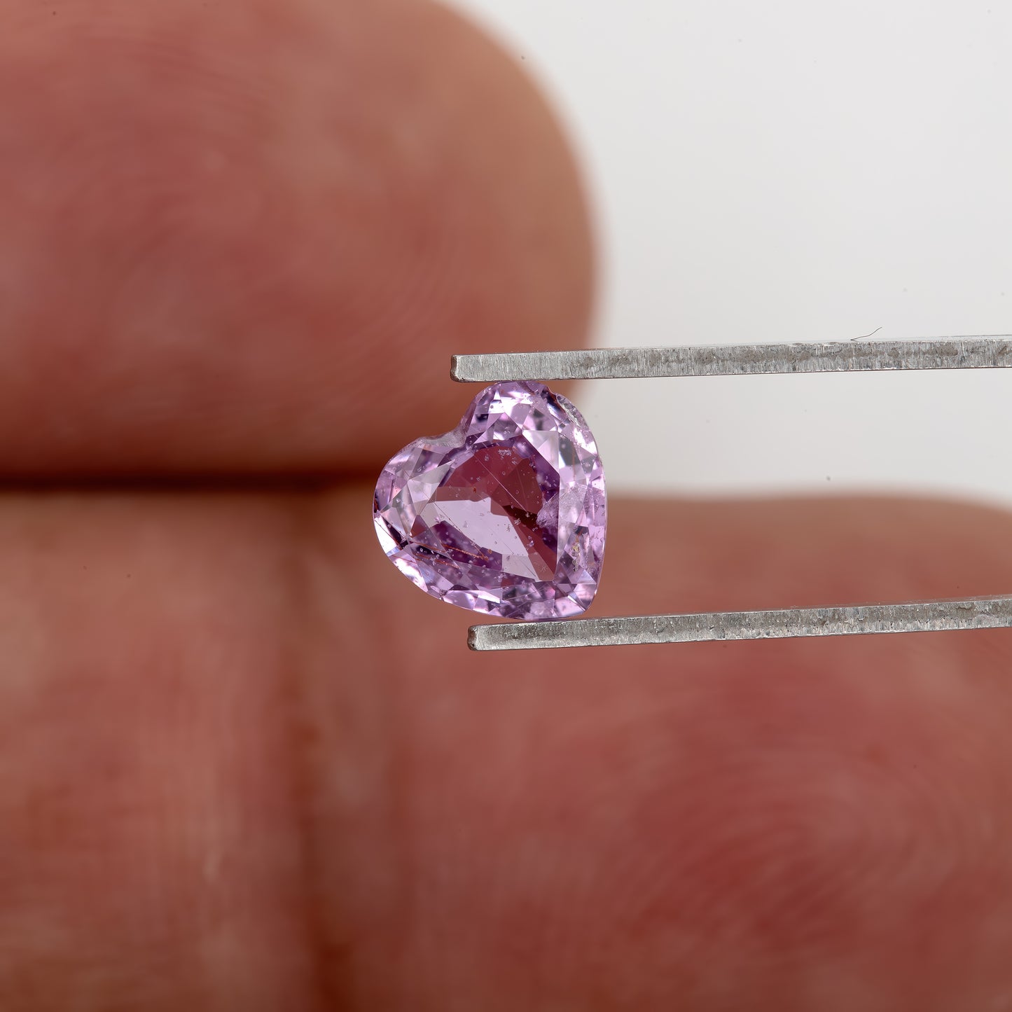 Vivid Lavender Pink Sapphire | 0.81 Ct Heart Shaped Natural Heated Sapphire | Rare Pink Gemstone for Engagement Ring & Fine Jewelry Design