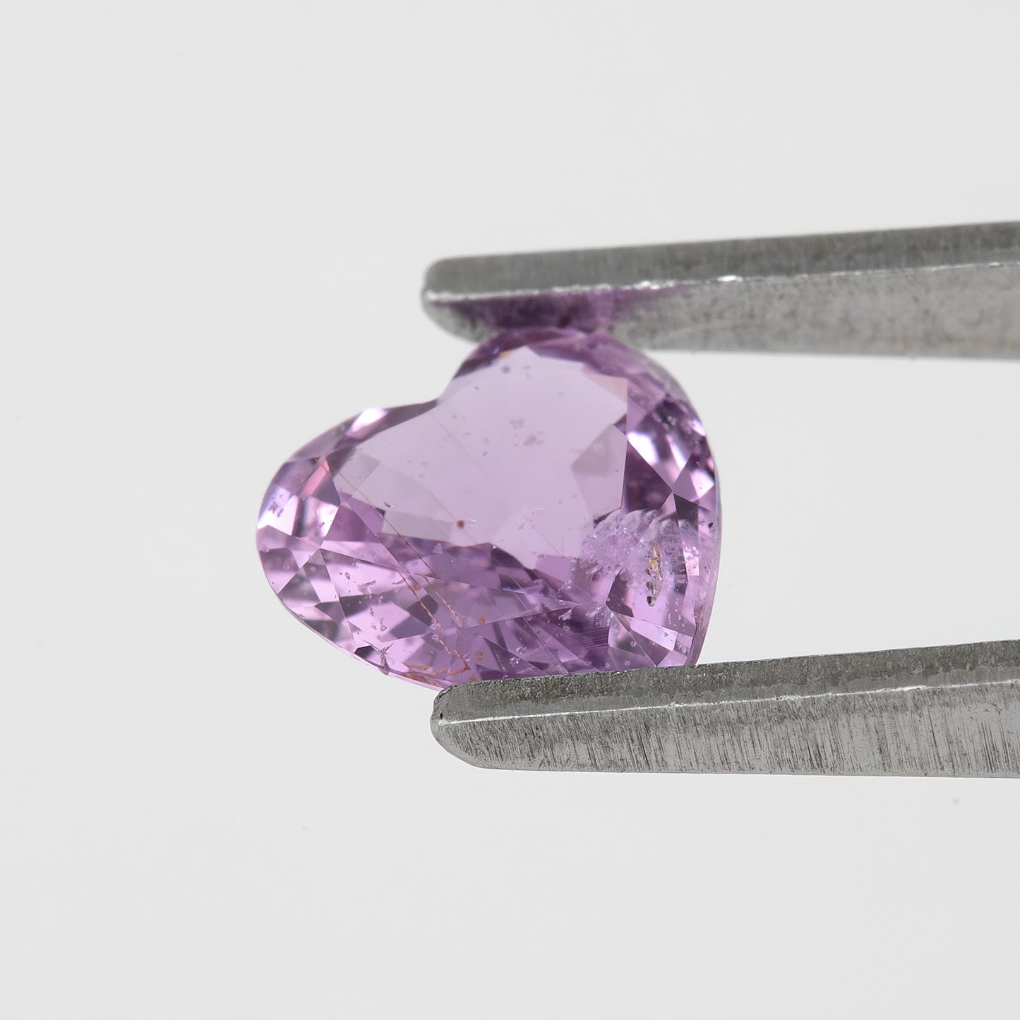Vivid Lavender Pink Sapphire | 0.81 Ct Heart Shaped Natural Heated Sapphire | Rare Pink Gemstone for Engagement Ring & Fine Jewelry Design