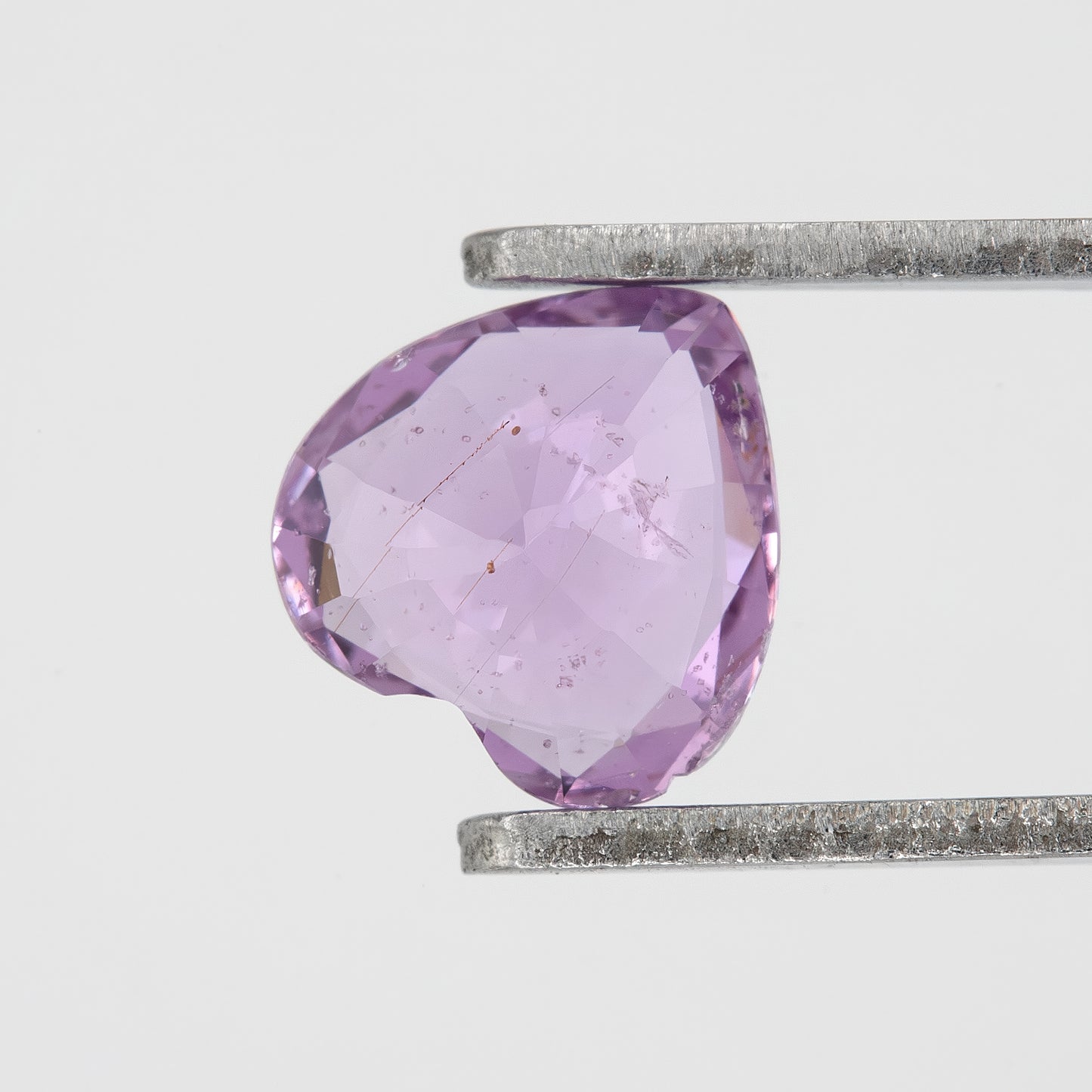 Vivid Lavender Pink Sapphire | 0.81 Ct Heart Shaped Natural Heated Sapphire | Rare Pink Gemstone for Engagement Ring & Fine Jewelry Design