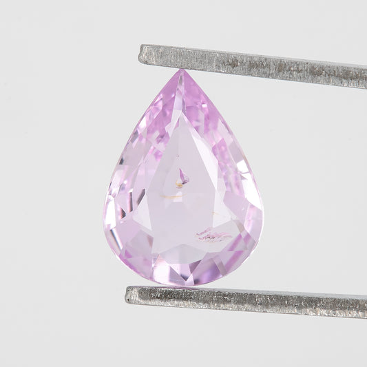 Vivid Light Pink Sapphire | 0.85 Ct Pear Cut Natural Heated Sapphire | Bright Pink Gemstone for Ring or Pendant | Fine Jewelry Stone