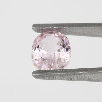 Light Peachy Pink Sapphire | 0.90 Ct Oval Cut Heated Natural Sapphire | Elegant Pink Gemstone for Pendant or Ring | Fine Jewelry Design