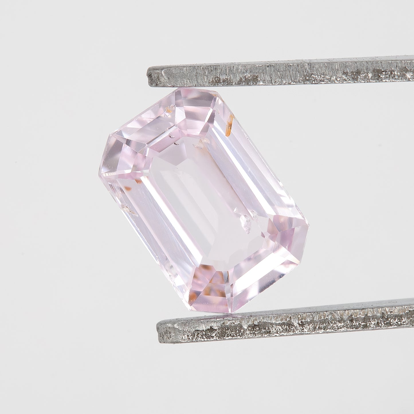 Light Pastel Pink Emerald Cut Sapphire | 0.91 Ct Heated Natural Sapphire | Elegant Gemstone for Ring or Pendant | Fine Jewelry Stone