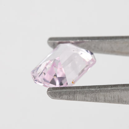 Light Pastel Pink Emerald Cut Sapphire | 0.91 Ct Heated Natural Sapphire | Elegant Gemstone for Ring or Pendant | Fine Jewelry Stone
