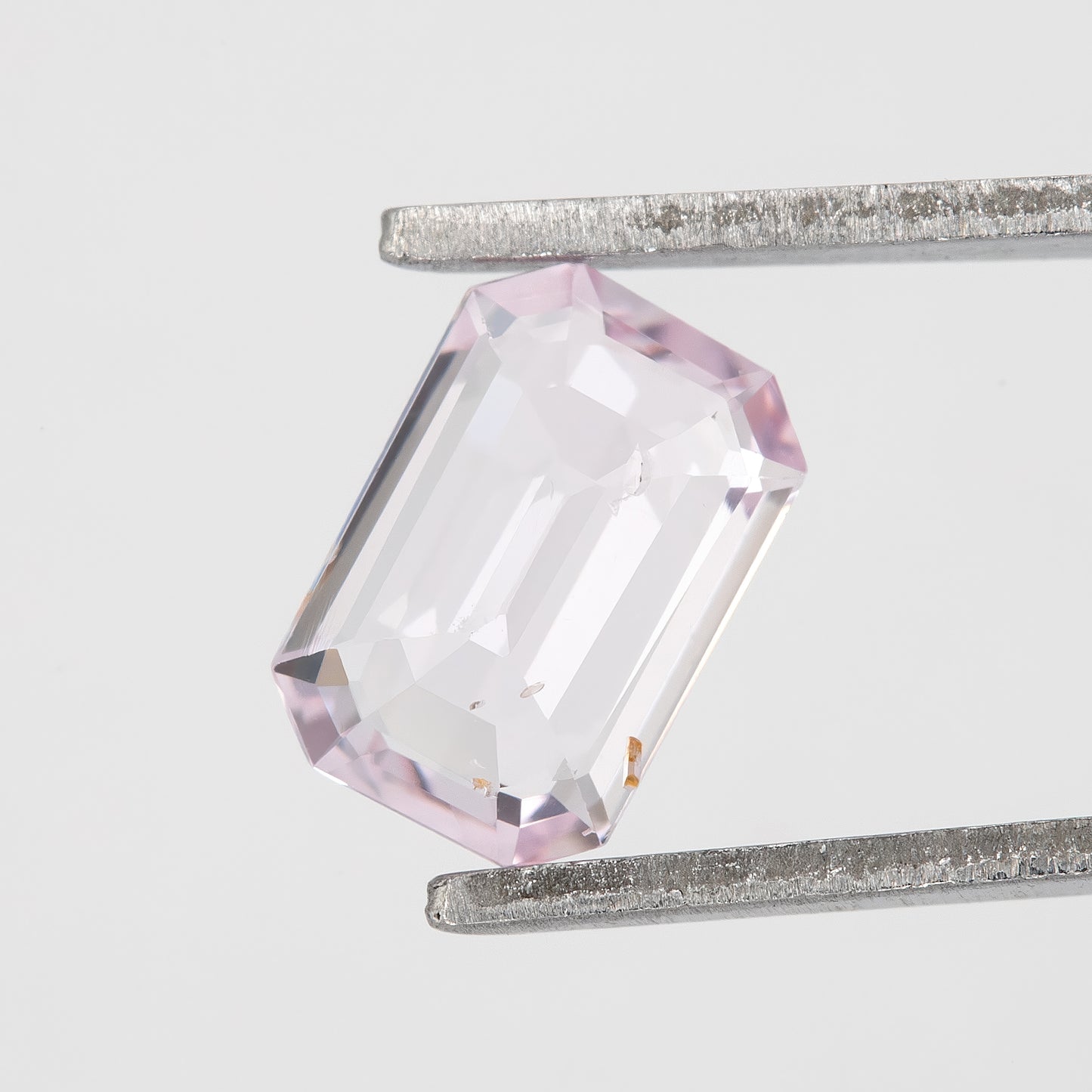 Light Pastel Pink Emerald Cut Sapphire | 0.91 Ct Heated Natural Sapphire | Elegant Gemstone for Ring or Pendant | Fine Jewelry Stone