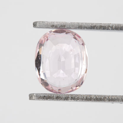 Blush Pink Oval Cut Sapphire | 1.13 Ct Heated Natural Sapphire | Elegant Gemstone for Engagement Ring or Pendant | Fine Jewelry Stone