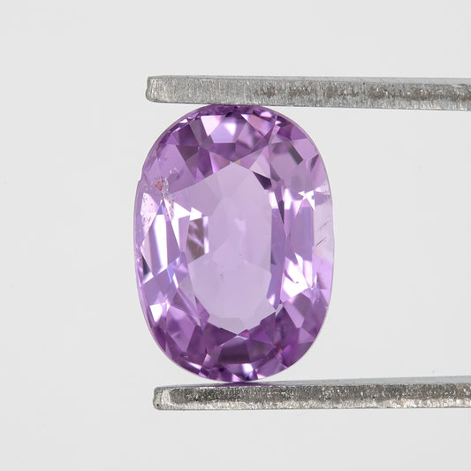 Vivid Orchid Purple Oval Cut Sapphire | 1.47 Ct Heated Natural Sapphire | Bold Gemstone for Engagement Ring or Custom Fine Jewelry