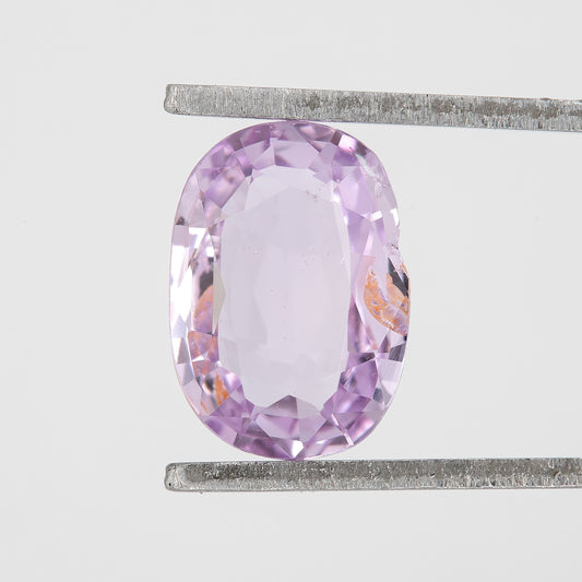Vivid Pastel Lavender Pink Oval Cut Sapphire | 1.09 Ct Heated Natural Sapphire | Rare Gemstone for Engagement Ring or Custom Jewelry