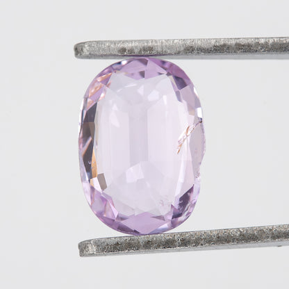 Vivid Pastel Lavender Pink Oval Cut Sapphire | 1.09 Ct Heated Natural Sapphire | Rare Gemstone for Engagement Ring or Custom Jewelry