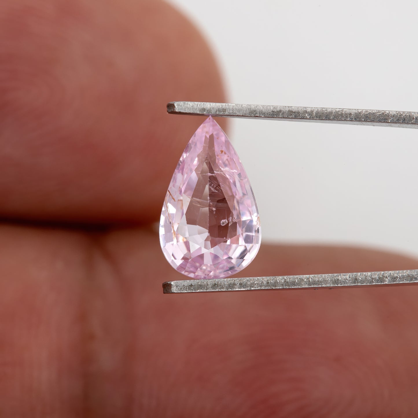 Blush Pink Pear Cut Sapphire | 1.43 Ct Heated Natural Sapphire | Elegant Gemstone for Engagement Ring, Pendant or Fine Custom Jewelry