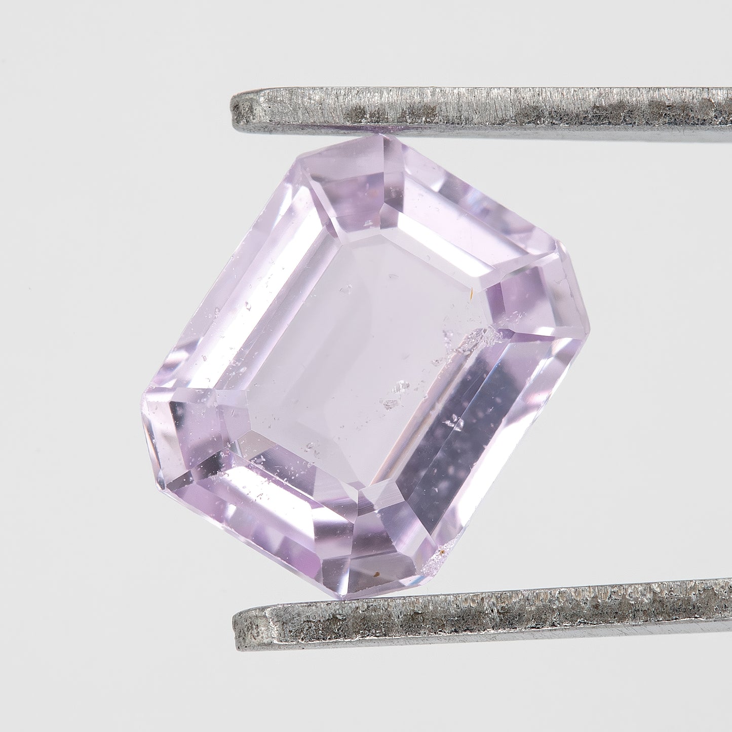 Icy Blue Lavender Emerald Cut Sapphire | 1.42 Ct Heated Natural Sapphire | Unique Gemstone for Custom Ring or Fine Jewelry