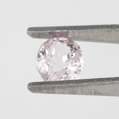 Pinkish Violet Oval Cut Sapphire | 1.13 Ct Heated Natural Sapphire | Pastel Purple Gemstone with Eye Inclusions for Fine Jewelry