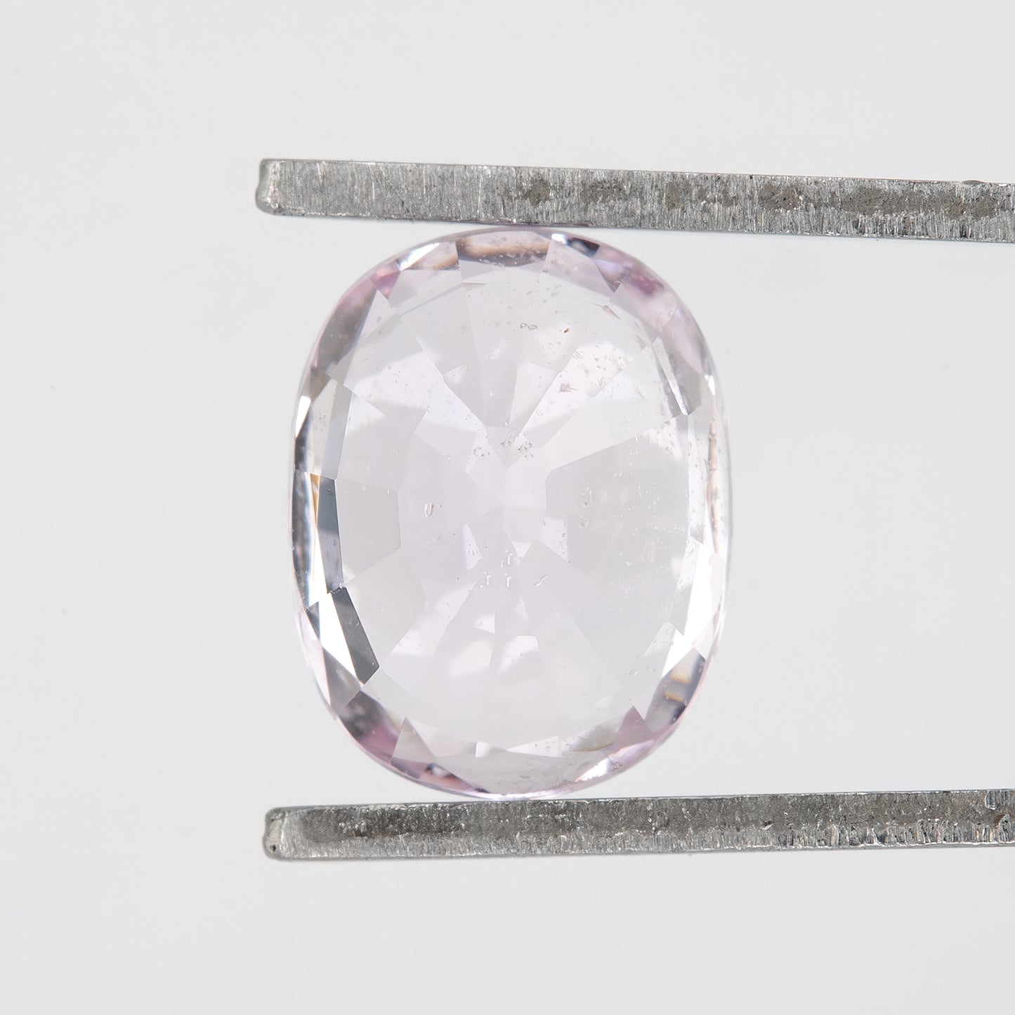Soft Lavender Pink Oval Sapphire | 1.33 Ct Heated Natural Sapphire | Pastel Gemstone with Inclusions for Custom Jewelry Designs