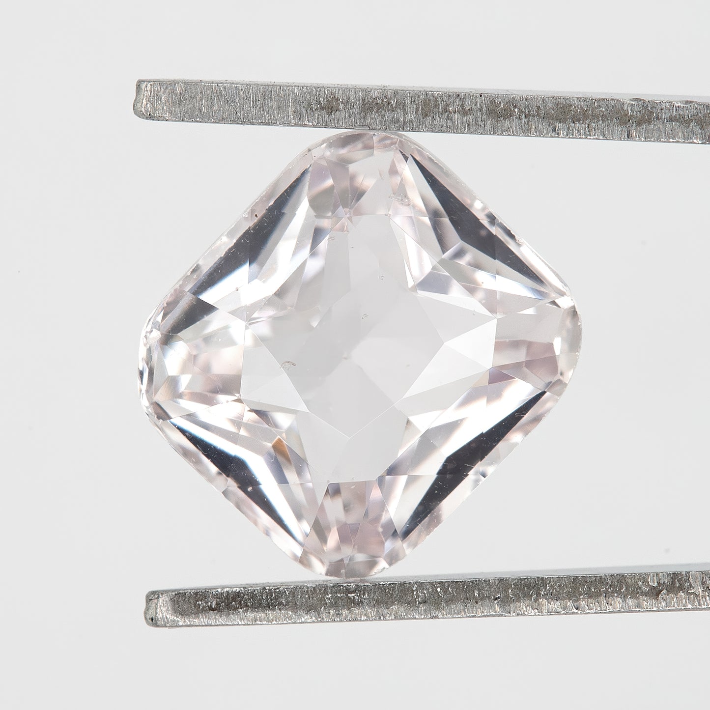 Champagne Pink Cushion Cut Sapphire | 1.58 Ct Heated Natural Sapphire | Elegant Soft-Tone Gemstone for Fine Custom Jewelry
