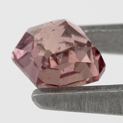 Rose-Pink 0.84 Ct Emerald Cut Natural Sapphire | Heated Gemstone | Eye Visible Inclusions | Unique Stone for Bold Jewelry Designs