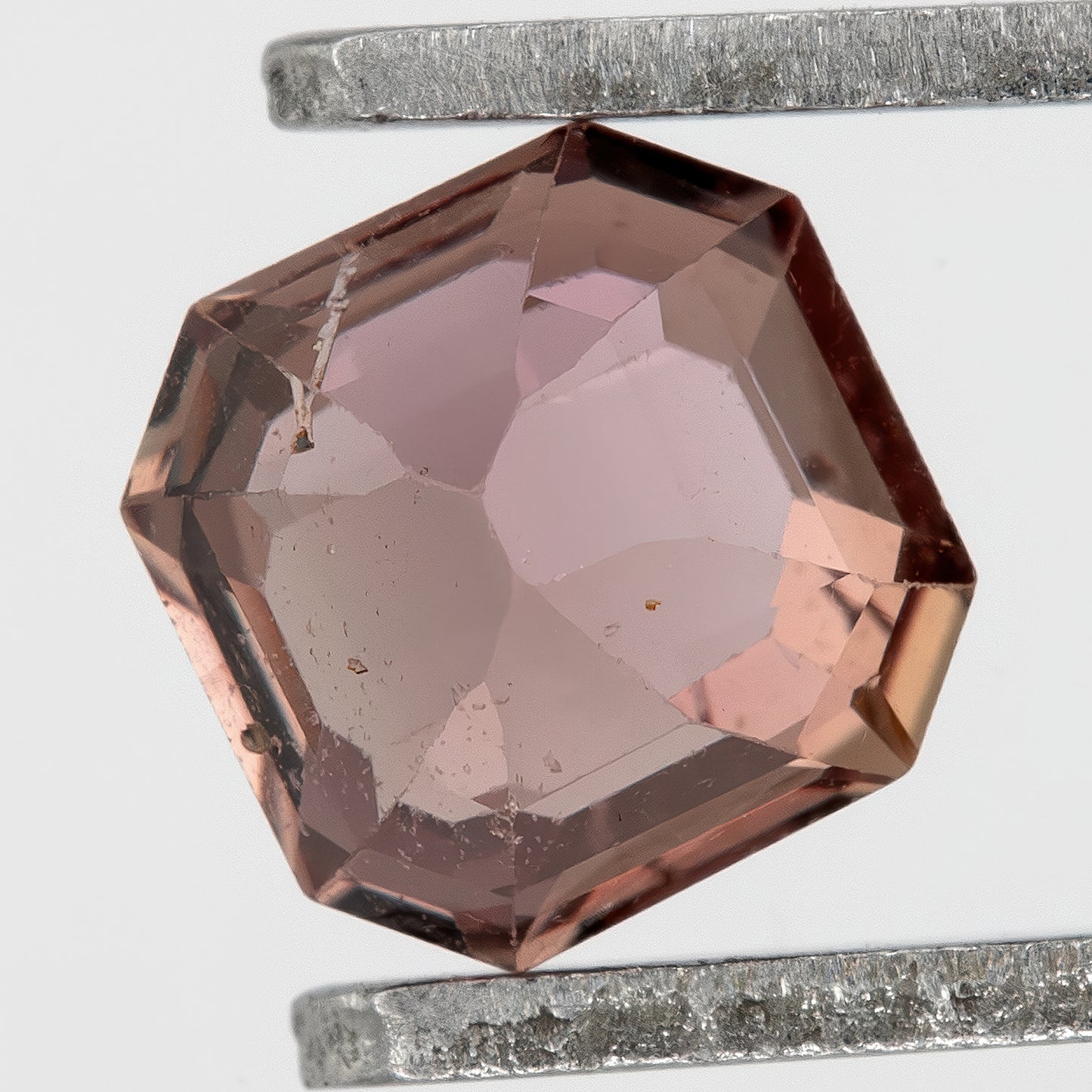Mauve-Brown 0.78 Ct Asscher Cut Natural Sapphire | Heated | Eye Visible Inclusions | Unique Gem for Engagement Rings & Fine Jewelry