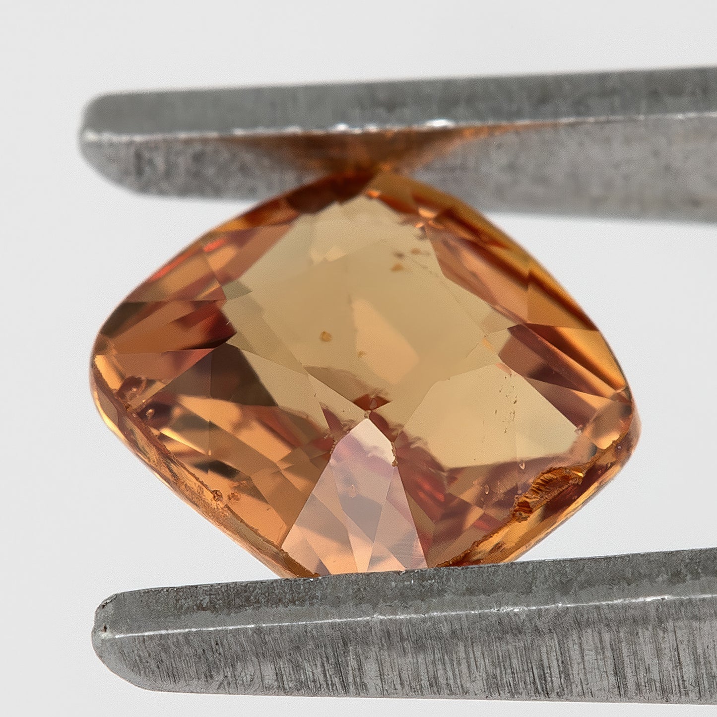 Golden Honey-Orange 0.78 Ct Cushion Cut Natural Sapphire | Heated | Eye Visible Inclusions | Ideal for Rings, Pendants & Fine Jewelry